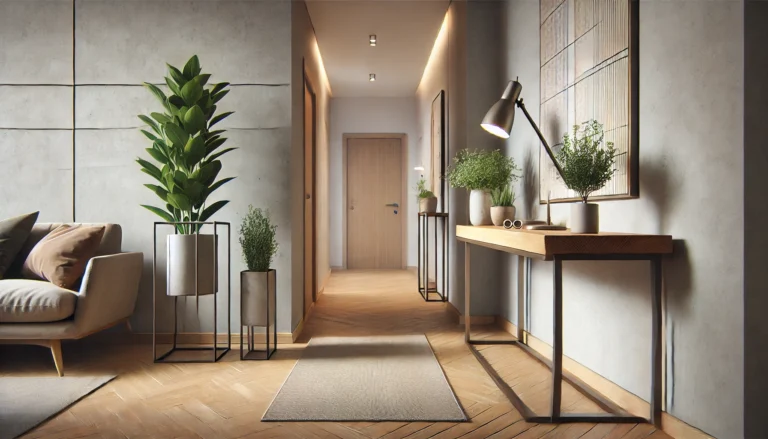 Wąska konsola do przedpokoju – mały mebel, wielki efekt